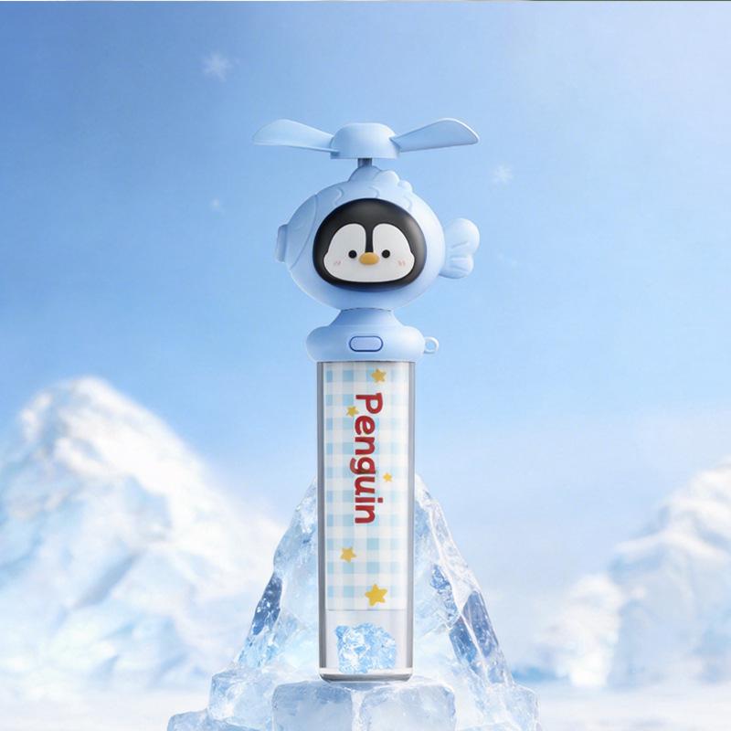 Portable Mini Handheld Fan with Lanyard and Custom Logo - USB Rechargeable for Outdoor Use