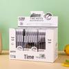 0.5mm Click-Action Gel Pen - Black, Ideal for Office, Exams, and Business Writing