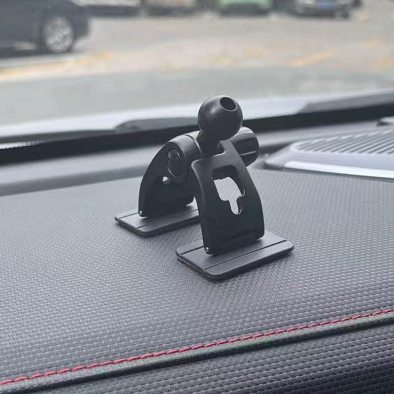 360 Degree Adjustable Rotation Phone Brackets Adhesive Base 17mm Ball Joint Adapter For Handfree Video Calls