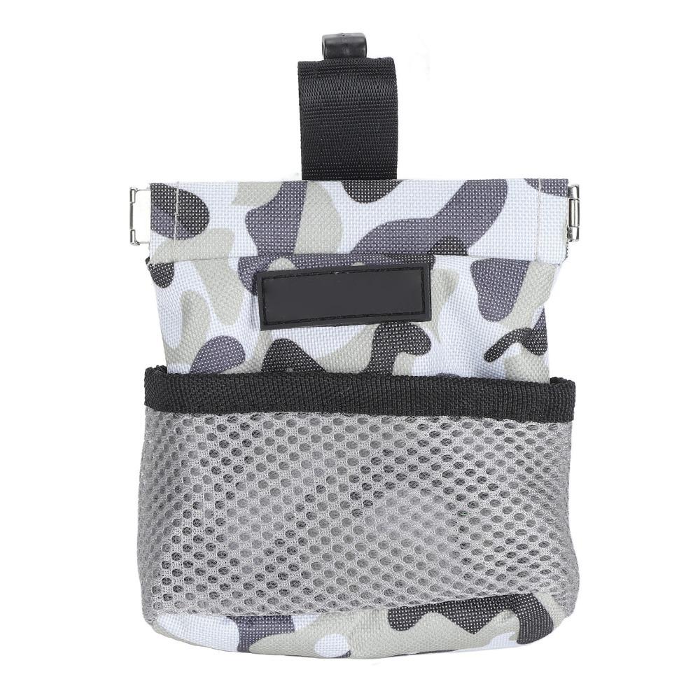 Oxford Cloth Dog Food Pouch Adjustable Strap Multi Colors Option Dog Food Carrier Large Capacity Compact Shape