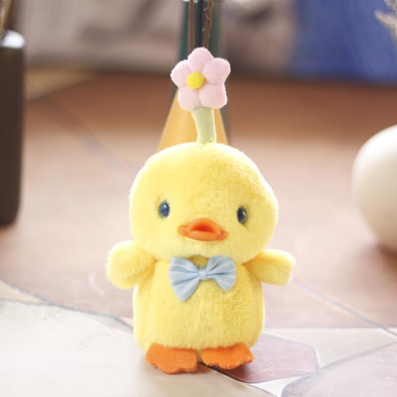 Lovable Chick Plush Keychain Cute Soft Animal Bag Decoration Kids For