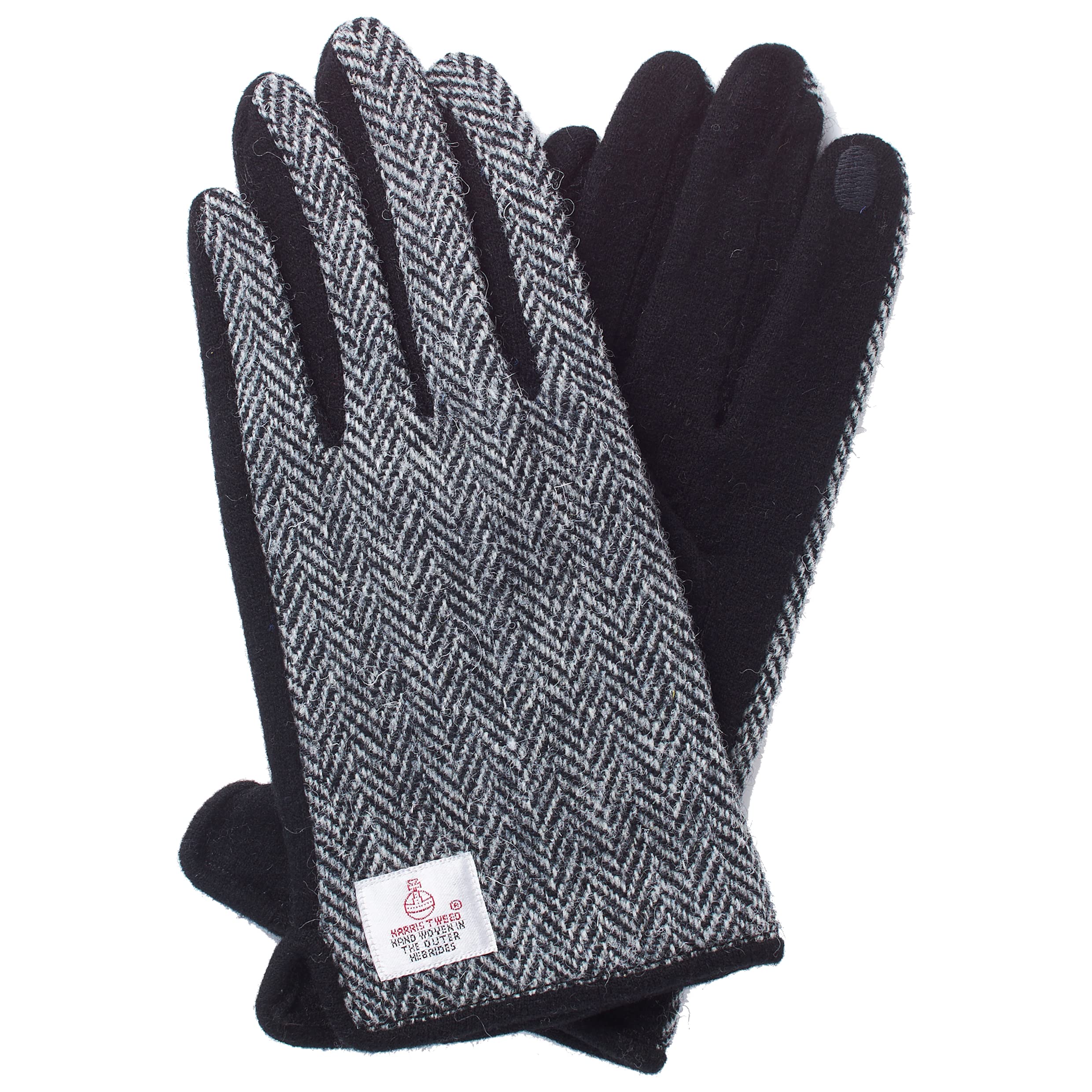 

7th HEAVEN Harris Tweed Jersey Knit Gloves Men s Smartphone-Compatible (AY-15AWGL-004) (Herringbone)
