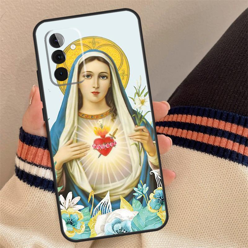 Mother Virgin Mary Case For Samsung Galaxy A13 A23 A33 A53 A12 A22 A32 A42 A52 A51 A71 A14 A24 A34 A54 Coque