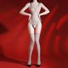 Open Crotch Bodysuit Women Roleplay Pearl Massage Thong Lingerie With Stockings Lady Oil Shiny Glossy Babydoll Sheer Swimwear