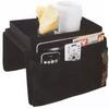 TV Remote Control Organizer Holder, Drapes Over Sofa Arm Quality Armrest Organizer-5 Pocket Organizer W/ Arm Rest Tray