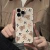 Cute Teddy Bear Bow Transparent Case For Samsung Galaxy S26 S25 S24 Ultra S23 FE S22 S21 S20 Plus A73 A72 A71 A53 A52 A51 Cover