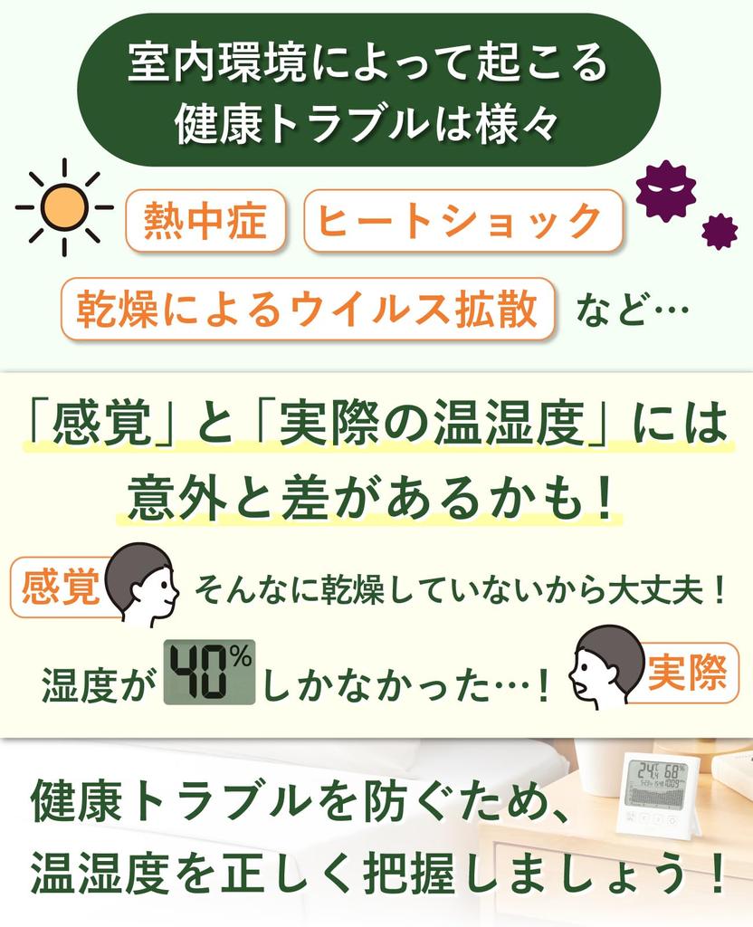 Tanita and Barometer screen and graphs show changes in air and and Calendar weather low heat and Thermo-Hygrometer [Large easy-to-read pressure,