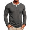 Herren Zweiteiliges Langarm-T-Shirt Lässiger Look Oberteil für den Alltag