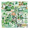 100 St. Patrick's Day Glossy Film Cartoon Stickers for Suitcases