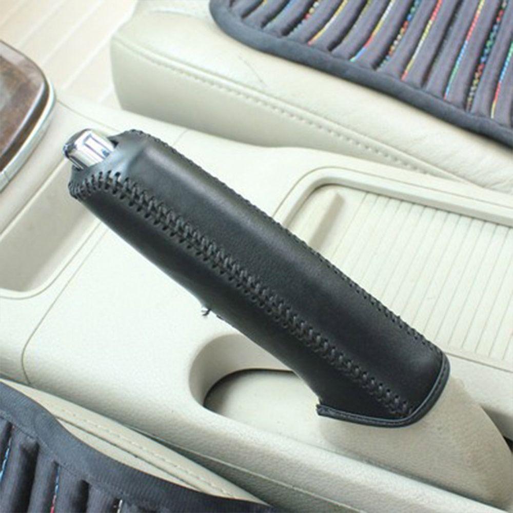 PU Leather Car Hand Brake Sleeve Easy to Install Handbrake Grip Cover  Car Accessories