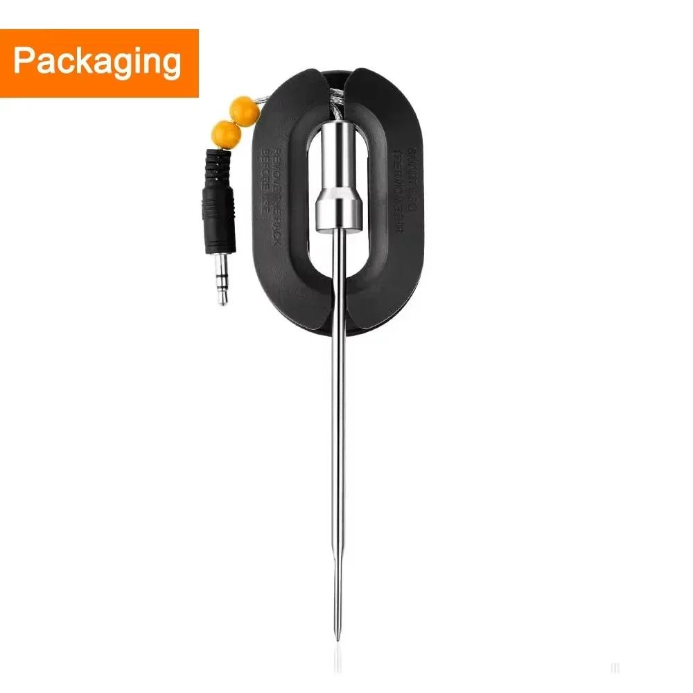 

Беспроводной Bluetooth термометр для мяса Термометр для гриля Модернизированный Сменный Водонепроницаемый Кухонный пищевой термометр из нержавеющей стали Зонды -50~380