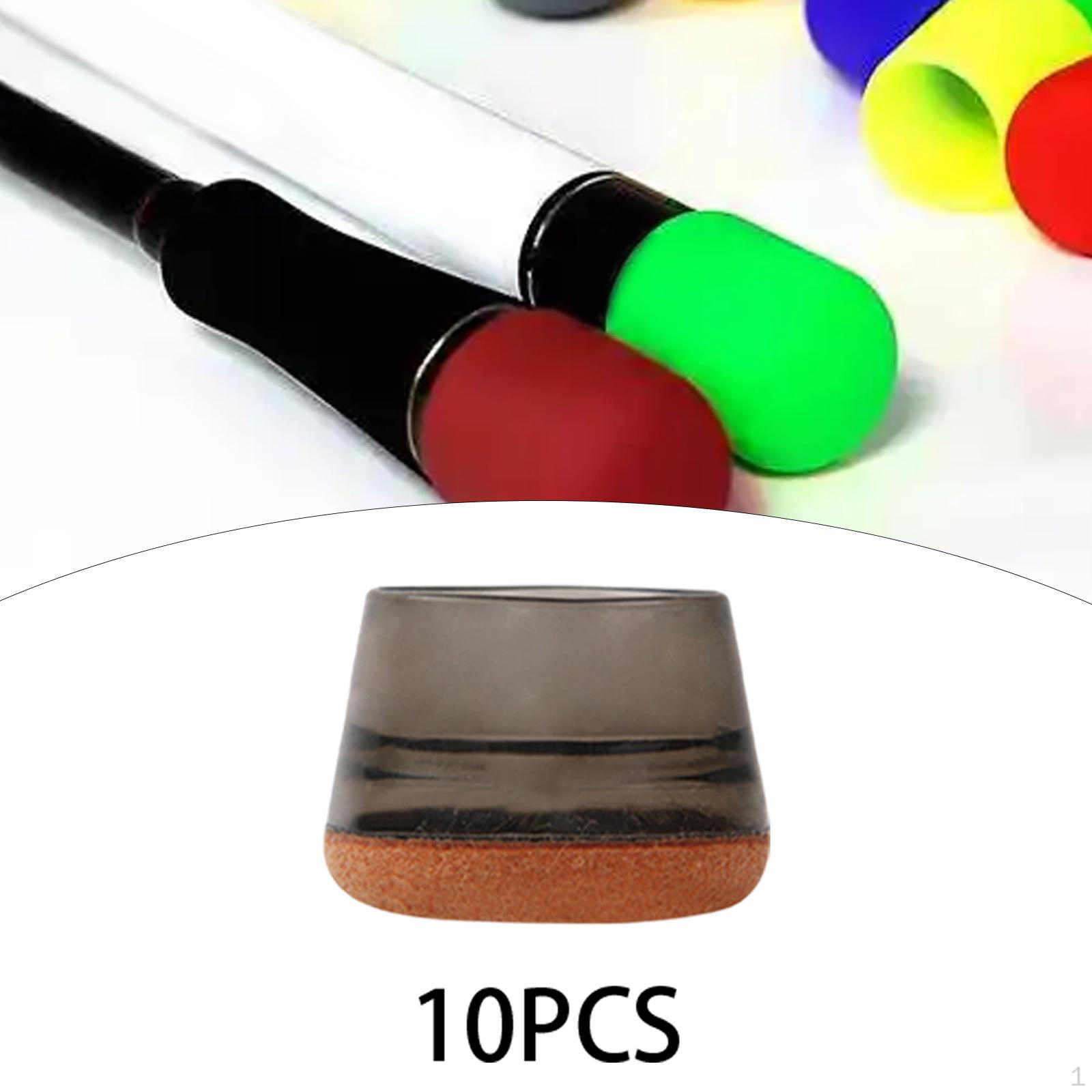 

10 Pieces Fishing Rod End Caps Gear Fixed Rings Multipurpose Grip Protectors Handle 4cmx2.9cm