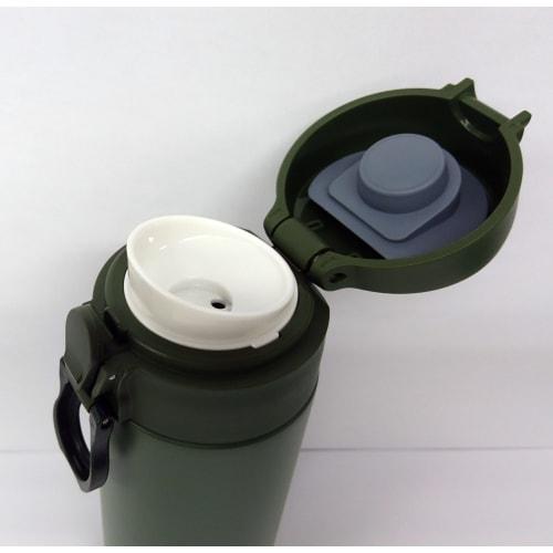 The-peacock Thermos Industry (The-peacock) Peacock Water Bottle Mug Bottle Khaki 0.35L Stainless Steel Bottle Mug Type AKF-35 K