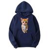 Autunm Funny Cat Printed Women Casual Multi-color Hoodies Women Men Harajuku Pullover Girl Boy Fashion Clothes Tops