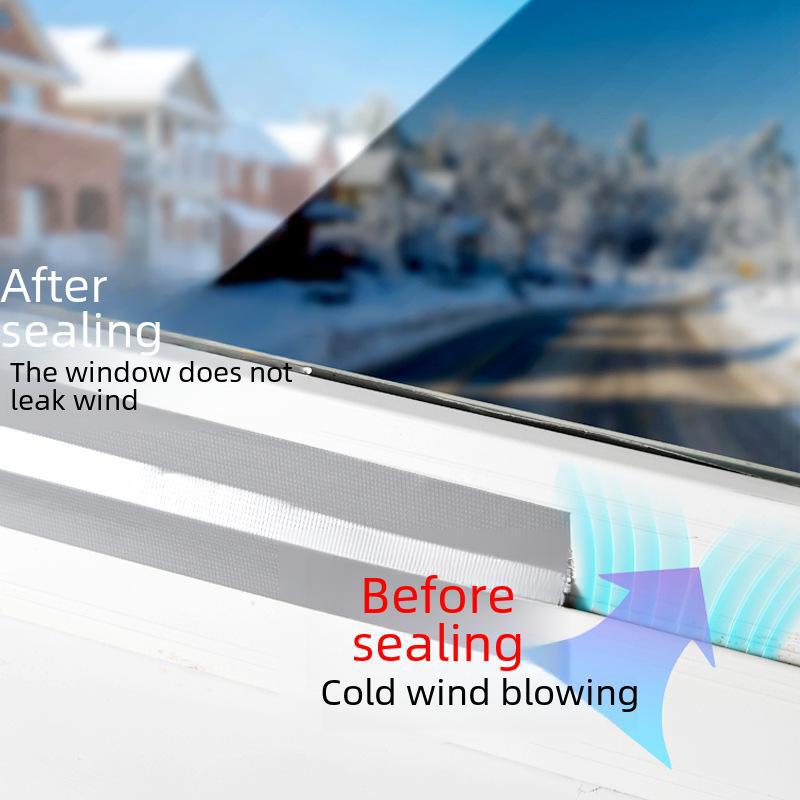 Windproof Window Sealing Tape - Seamless Plastic Steel Door and Window Gap Seal Strip