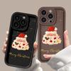 Vánoční Měkký Silikonový Kryt na Telefon Pro iPhone 15 Funda iPhone 16 Pro Max 11 13 14 12 XS X XR 7 8 Plus SE 16promax 15promax Kryt