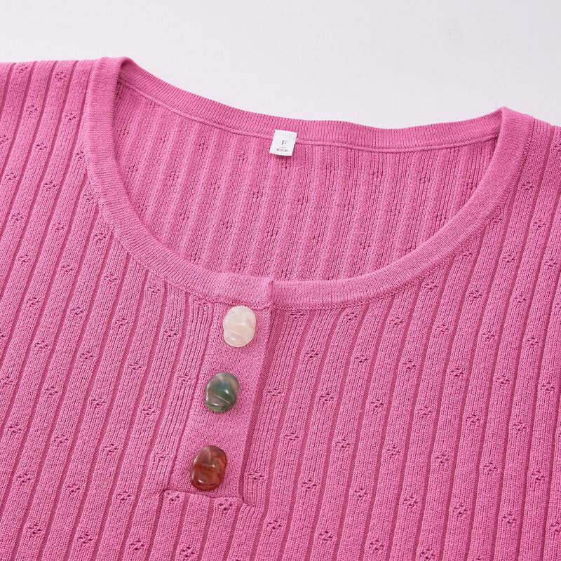 IEF DNA Series 2026 Spring Knitted Top