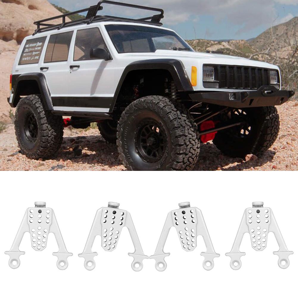 Metal Adjustable Shock Damper Towers Mount Multihole Accessory Fit for SCX10 110 RC CarSilver
