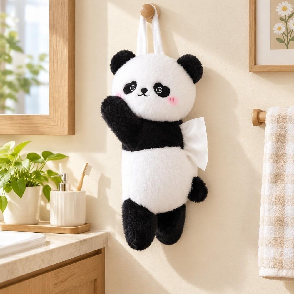 30cm Car Tissue Box Cute Doll Hanging Tissue Box Funny Tissue Napkin Holder  Paper Organizer