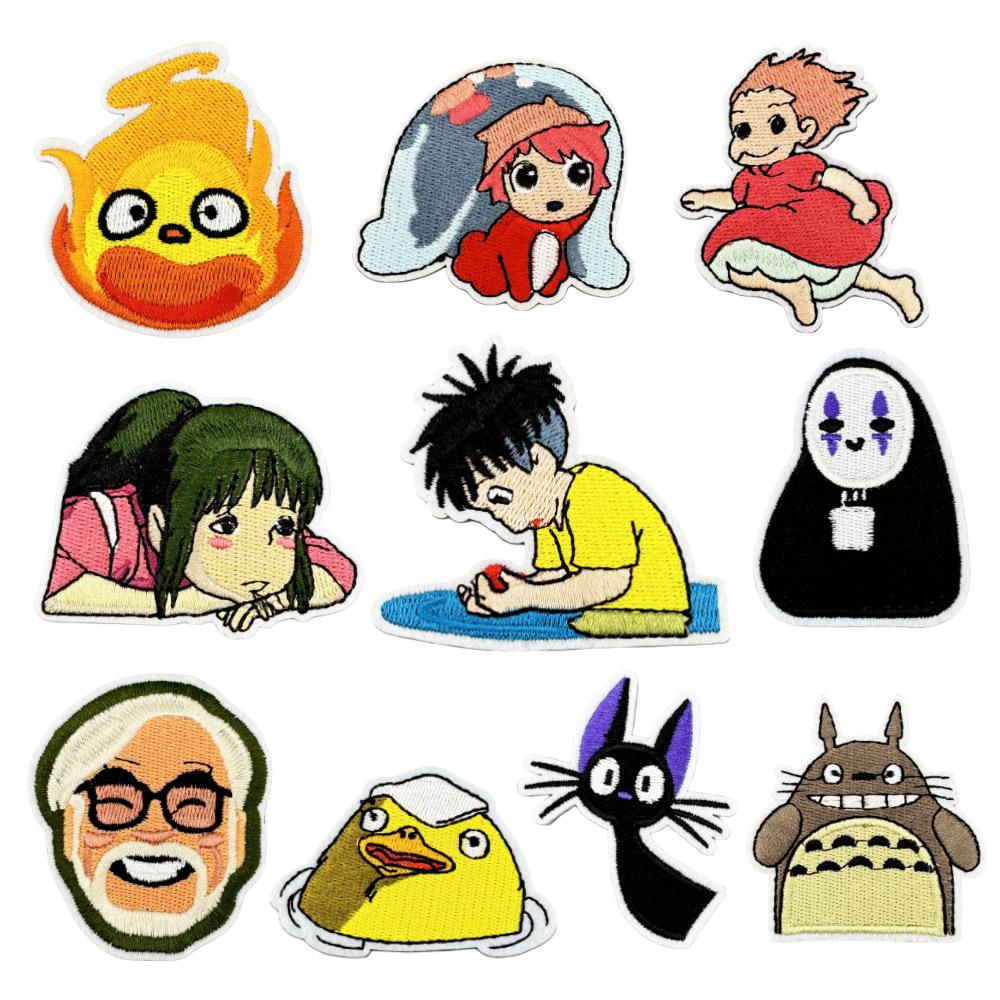 Cartoon Character Iron-On Embroidery Patch for Children's Clothing