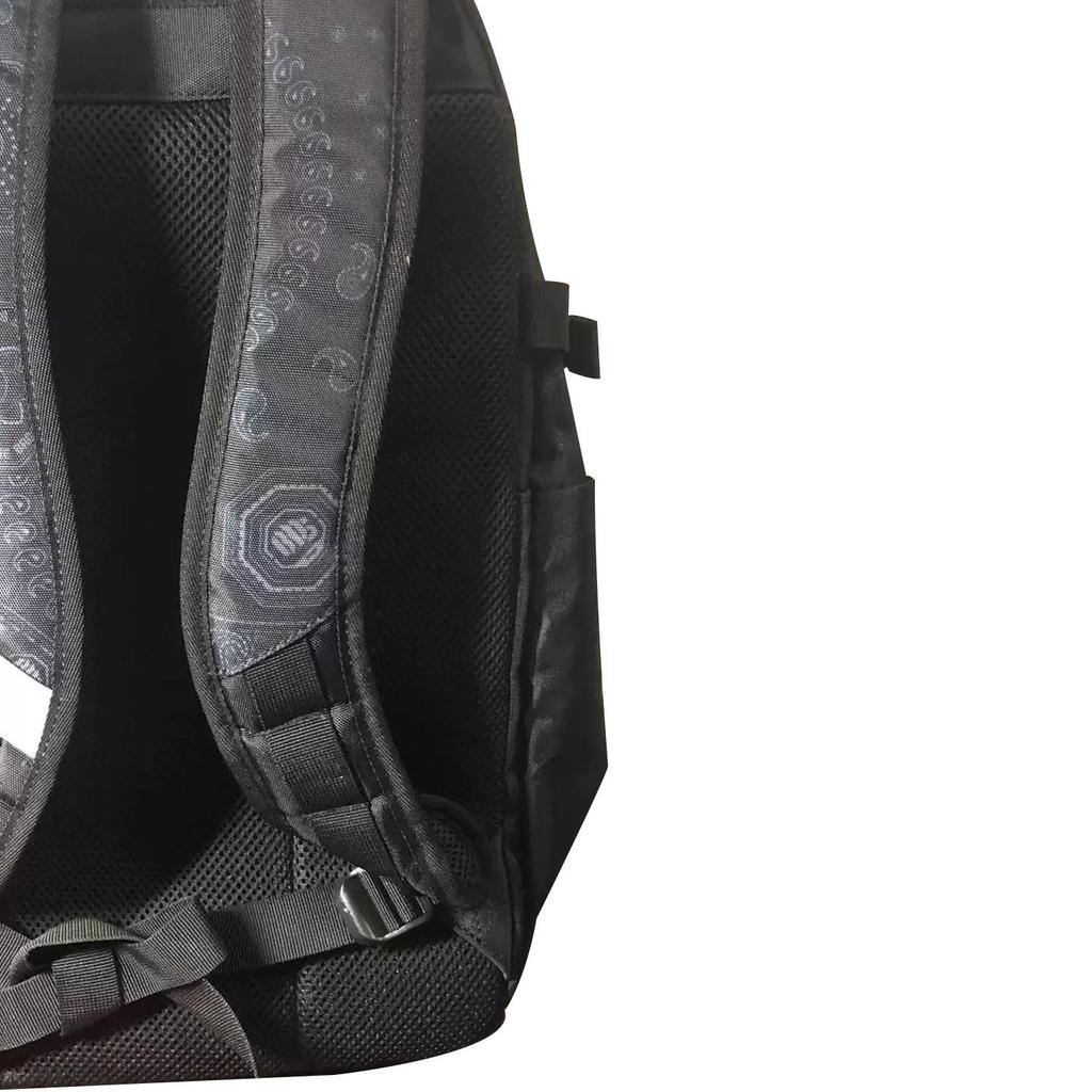 Li-Ning Pattern Printed Large Capacity Sports Backpack Unisex Backpack Black ABSS119-1
