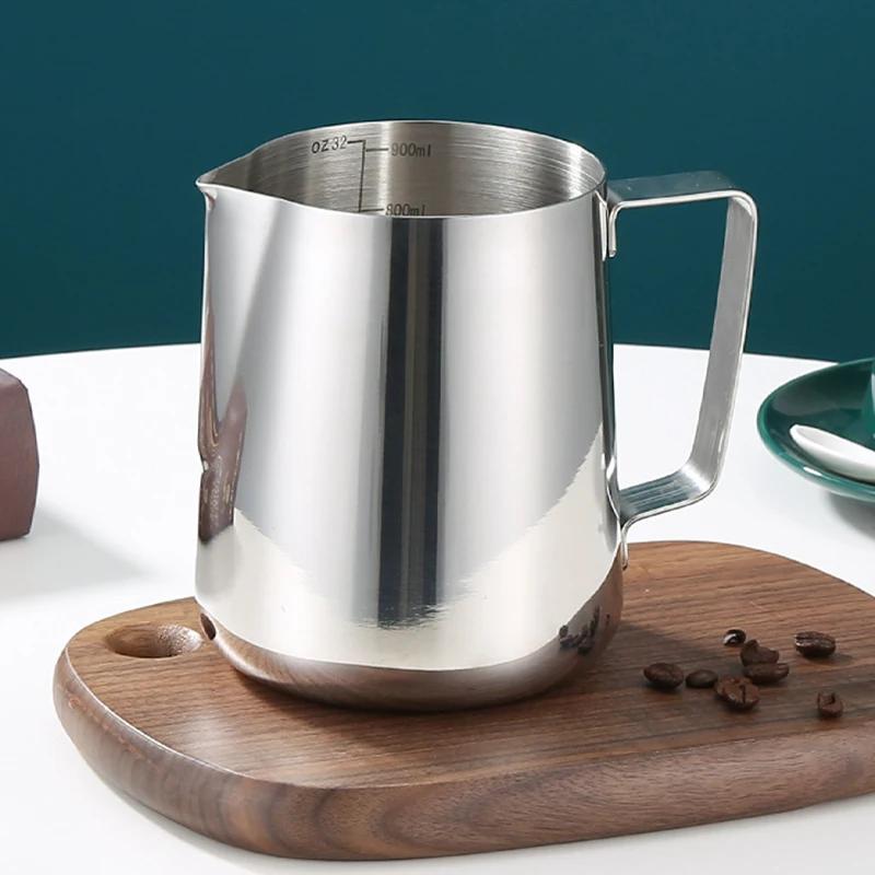 Top Quality Coffee Milk Frothing Jug Latte Art Milk Frother Pitcher Stainless Steel Measurement Jug Espresso Barista Tool Coffee