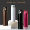 Bouncing 500ML Coffee Cup Bottle Steel Coffee Thermos Stainless Bottle Vacuum Thermo Water Tea Flask Milk Mug Cover