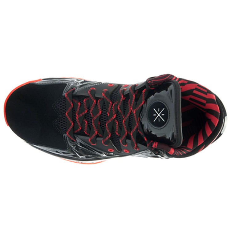 Li Ning WOW 2 Return, Announcement Mid top Basketball Shoes Men's Red Black ABAJ003-1