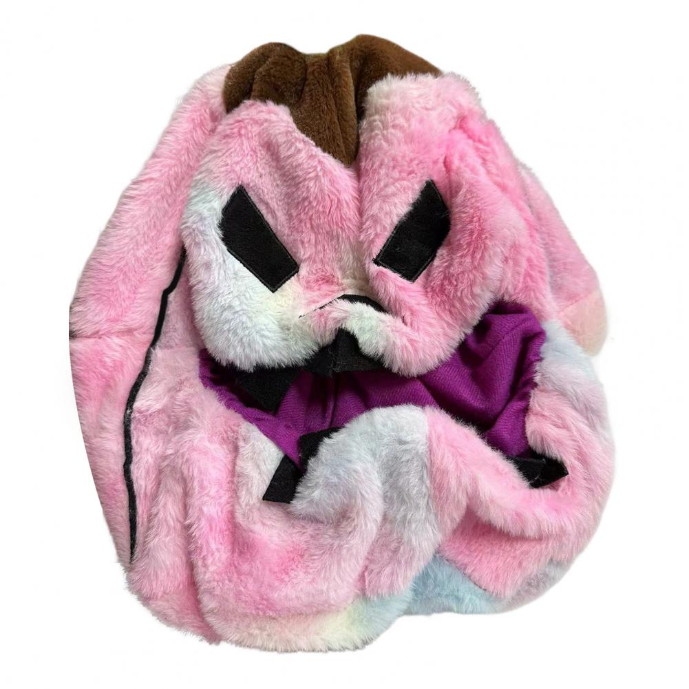 Universal Helmet Cover Plush Pumpkin Motorcycle Helmet Cover for Halloween High Visibility Dustproof Cartoon Head for Motorbike