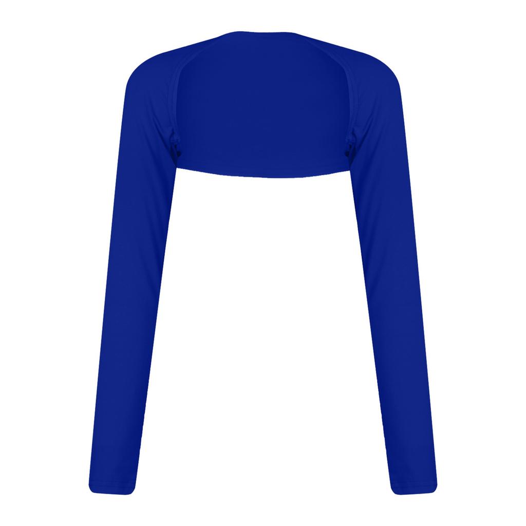 Ladies Solid Color Raglan Long Sleeve Shawl