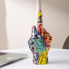 New Product Graffiti Middle Finger Gesture Finger Resin Ornament Best Home Tabletop Living Room Office Use Decoration Crafts