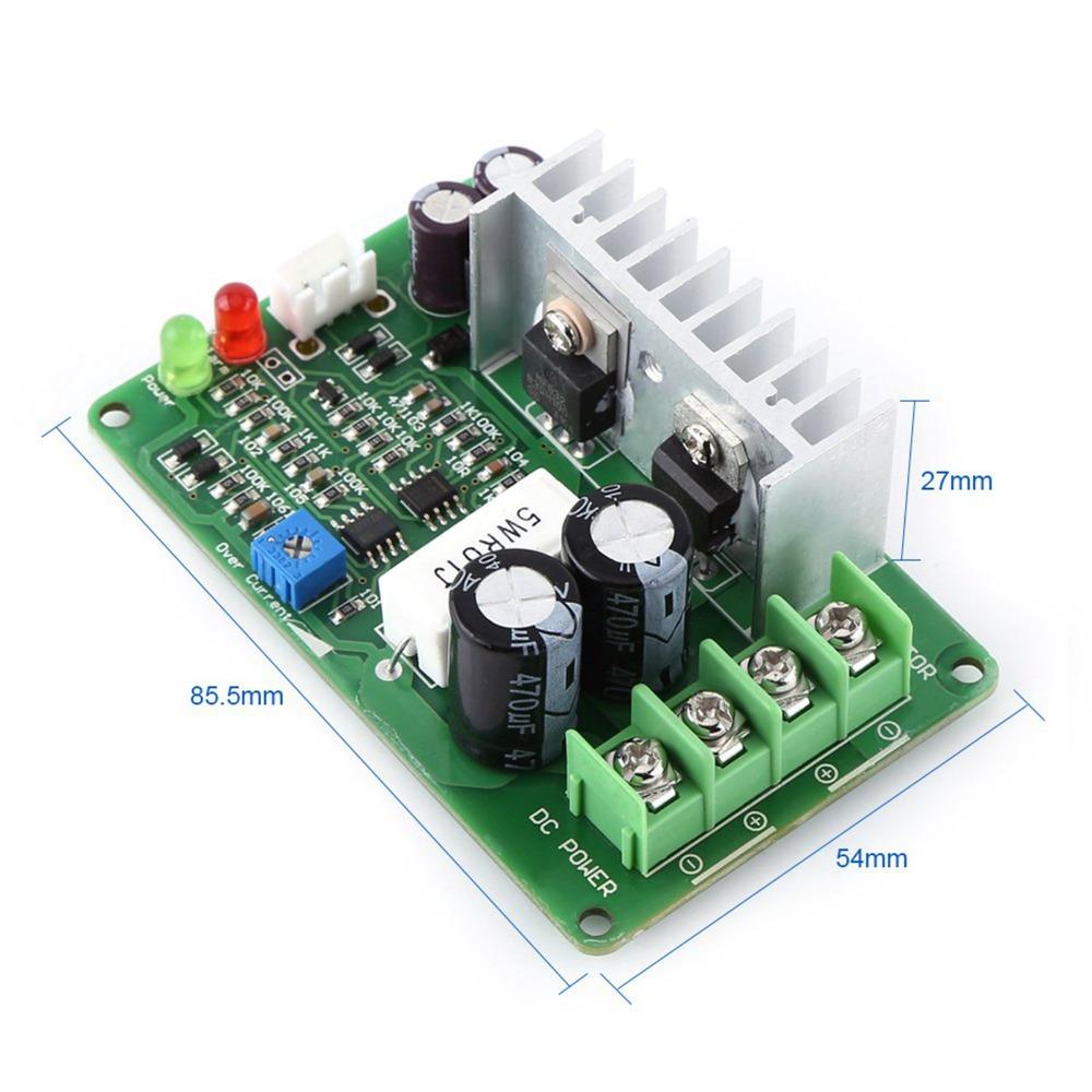 DC Motors DC10-40V Driver Module 15A PWM Motor Controller 85.5 x 54 x 27mm CCMCP Adjustable Speed Board Motor Speed Regulation
