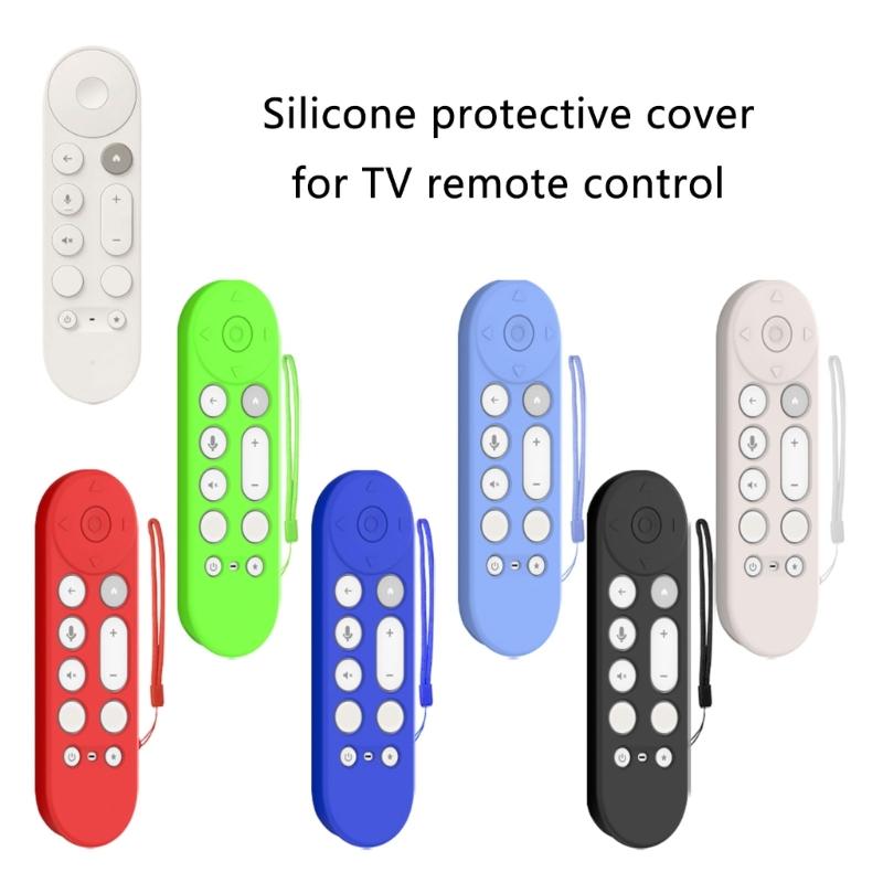 AntiSlip Silicone Cover for TV Streamer (4K) 2024 Remote Durability Sleeve Easy to Clean Against Scratches Covers