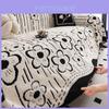 Modern Geometric Plush Sofa Blanket Cover With Nonslip Fit For Living Room Decor