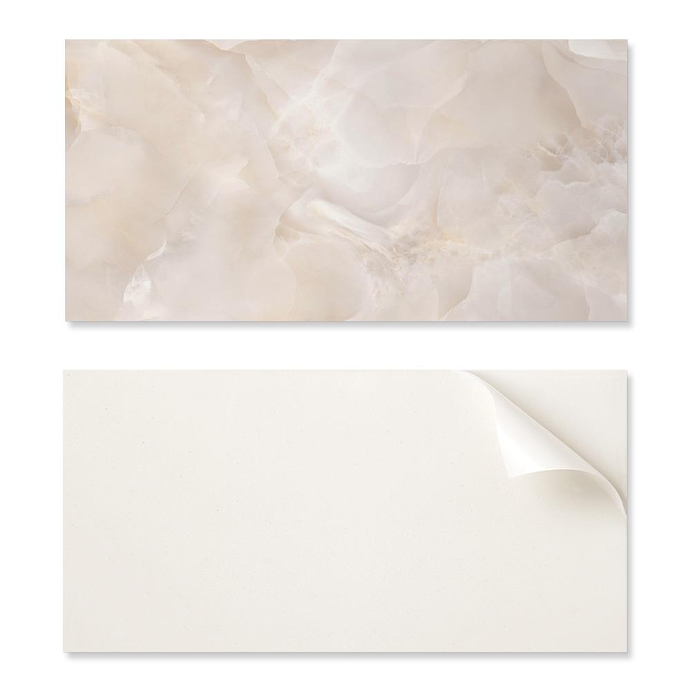Self-Adhesive Vinyl Panel With Print For Living Room 100x50 cm Abstract Marble Pattern