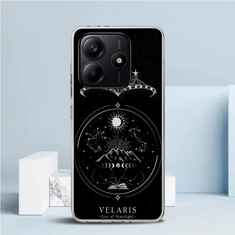 A Court of Mist Fury Sarah J Maas Phone Case For Xiaomi Redmi Note 15 14 14S 13 12S 12 Pro Plus 11S 11 11T 11E 10S 10 + Soft TPU