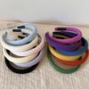 Candy-colored Hairband, Sweet Fabric Sponge Headband, Girl's Hair Accessory, Hairband for Washing Face