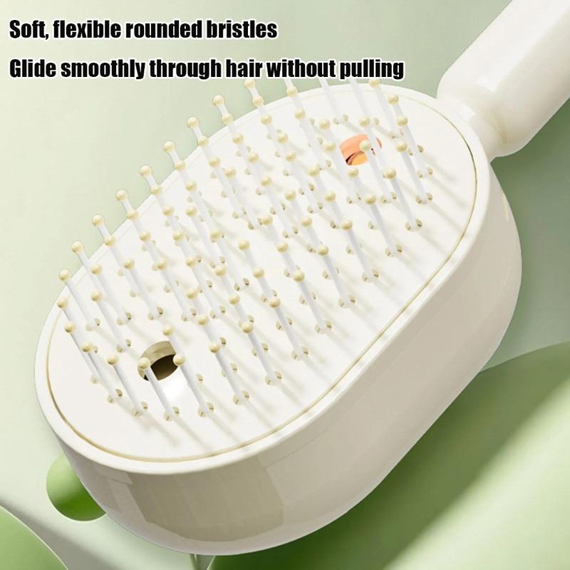 Multifunktionale Massagebürste Elektrische Dampf-Haarbürste USB-C-Ladung Sprüh-Dampf Glättbürste Anti-Frizz Styling-Kamm