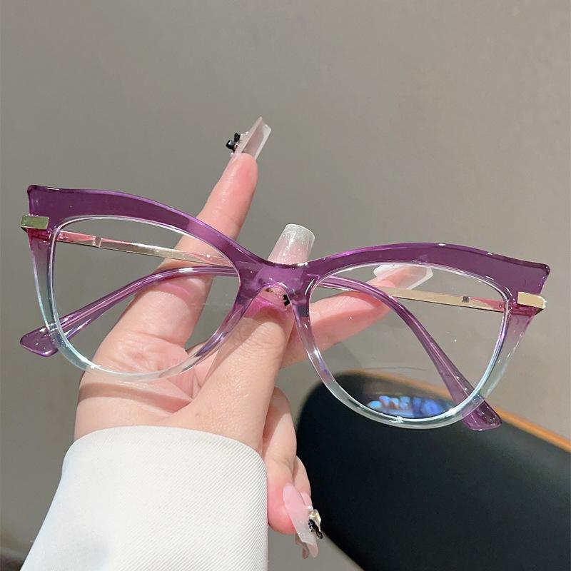 Anti Blue Light Optical Cat Eye Glasses Women 2026 Luxury Brand Designer Myopia Customize Prescription Reading Eye Glasses Frame