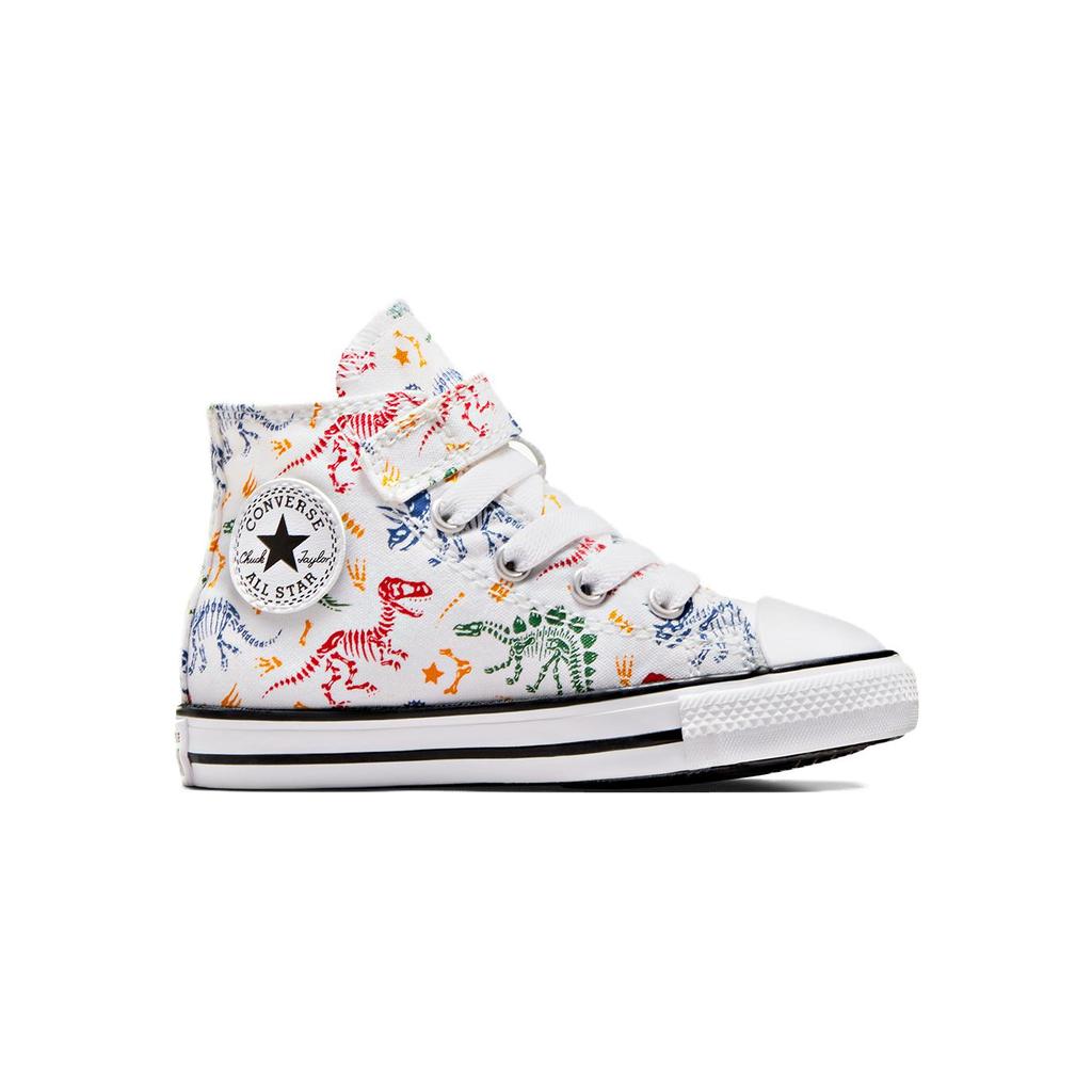 New Converse All Star 1V Non-slip Lightweight High-Top Toddler Shoes White Infant And Toddler A04769C