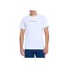 Calvin Klein Letter Logo Print Loose Fit Crew Neck Short Sleeve T-Shirt Men Tops White J30J324646-YAF
