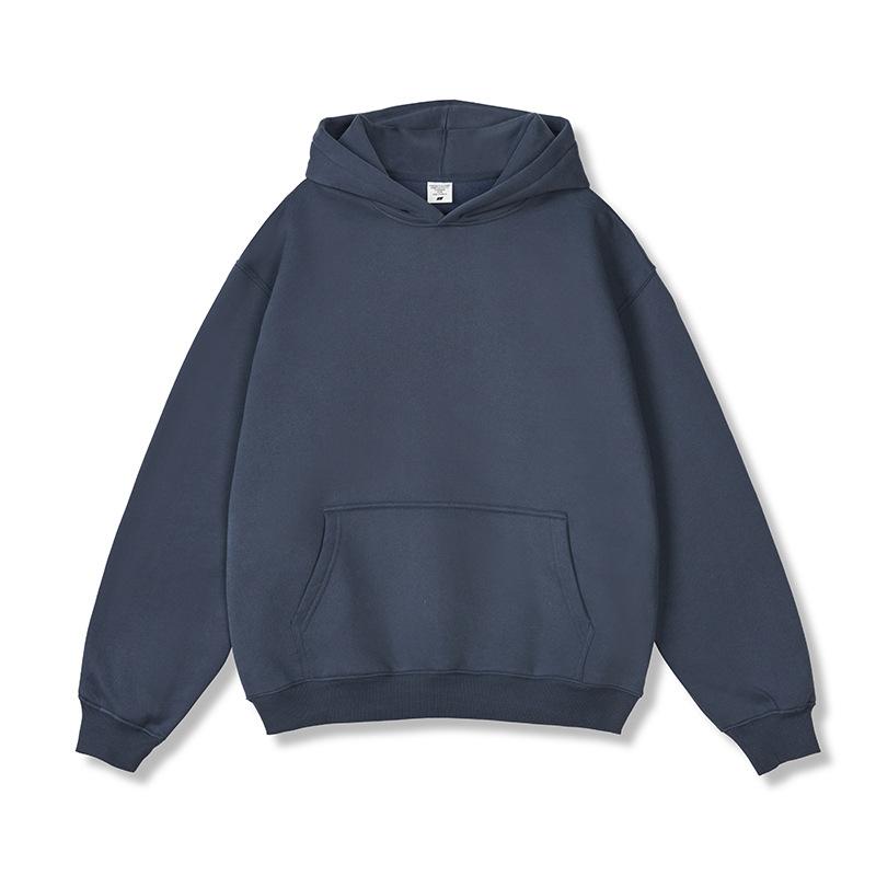 Fancy Style Studio 350G Velvet Hoodie voor Heren Effen Kleur Losse Verdikte Jas XL