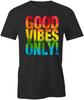 GOOD VIBES ONLY TShirt Tee Short-Sleeved Cotton POSITIVE CLOTHING S1BCA500
