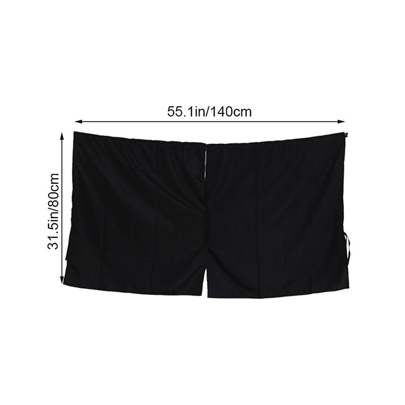 2Pcs/Set 140*80Cm Sun Shade Privacy Curtain Taxi Car Isolation Curtain Partition Side Window Sunshade Uv Protection Curtain