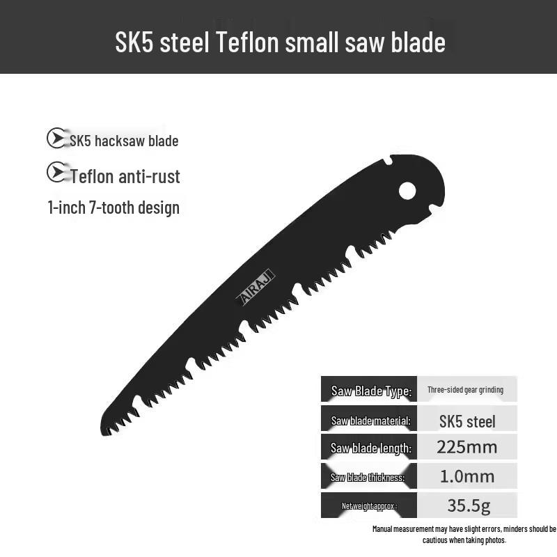 Folding Handheld Woodworking Saw for Quick Tree Cutting