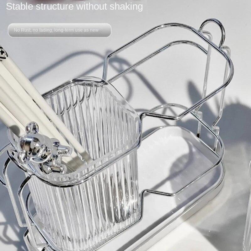 Essstäbchenbehälter Küchenlöffel-Aufbewahrungsbehälter Haushaltsaufbewahrungsregal Essstäbchenkorb Küchen-Essstäbchenbehälter