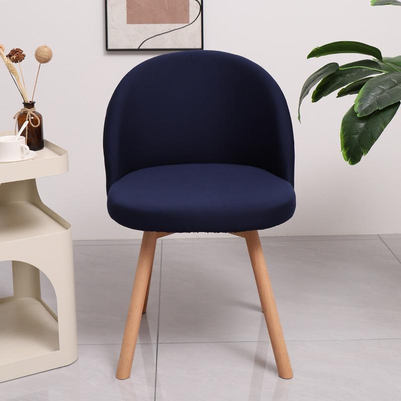 

4Pcs Chair Cover Duckbill Curved Dining Chair Slipcover Low Back Thick Stretch Seat Covers for Living Room Kitchen Hotel 4Pcs