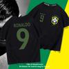 Barcelona Ronaldo No. 9 Football Short-sleeved T-shirt Summer Youth Football Daluo Cotton Loose Half-sleeved Top