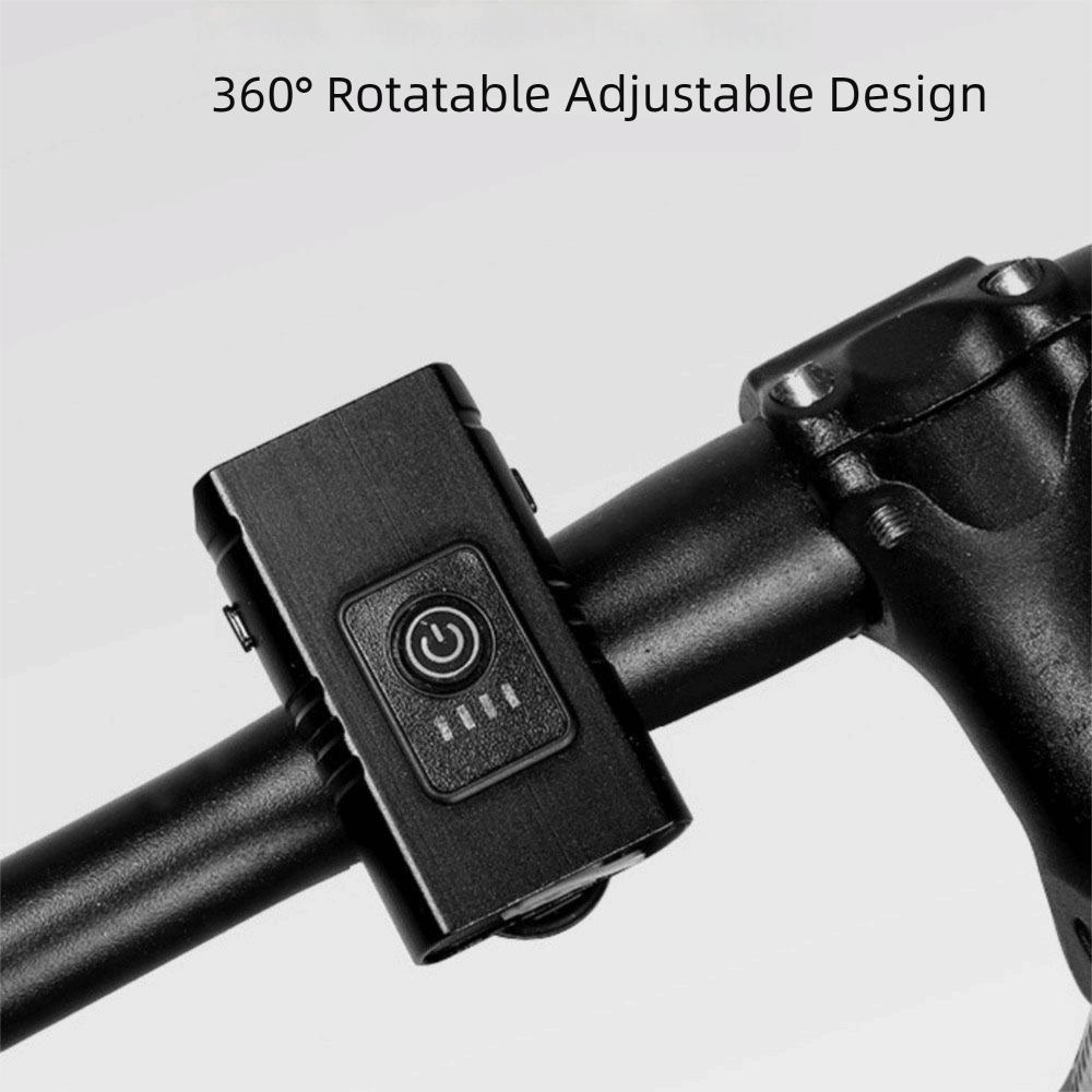 Aluminum Zinc Zinc Alloy MTB Road Bike Head Lamp Bright Light Bicycle Front Lamp  Outdoor Flash Light