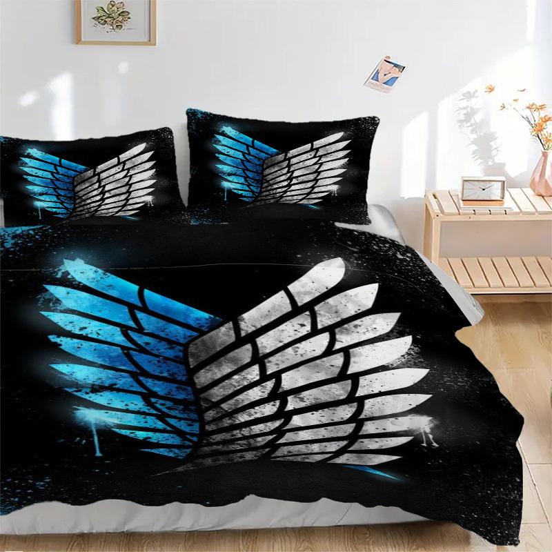 

Wings of Liberty Bedding Set Comforter Cover Gift for Bedroom,Includes 1 Cover and 2 Pillowcases, No InsertB320 135x200cm